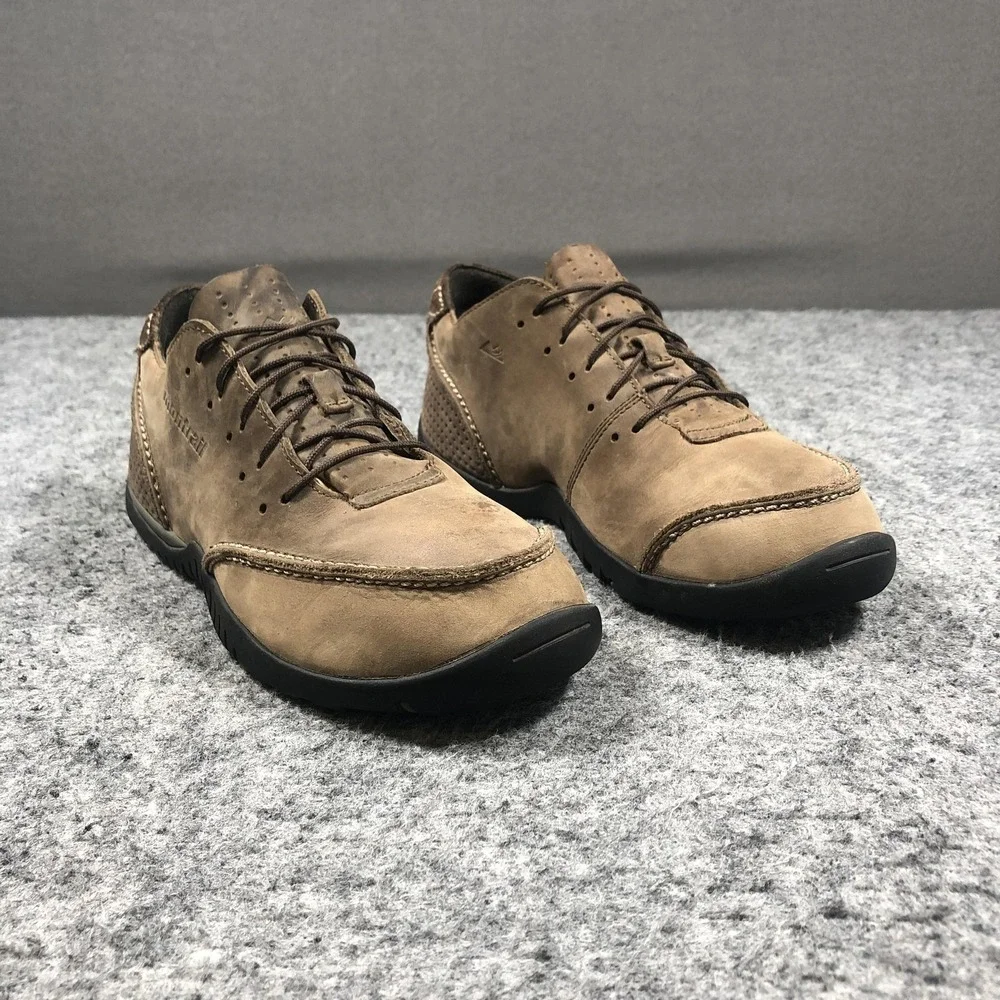Montrail Whidbey GTX Shoes Mens 9 Brown Nubuck Waterproof Hiking Comfort